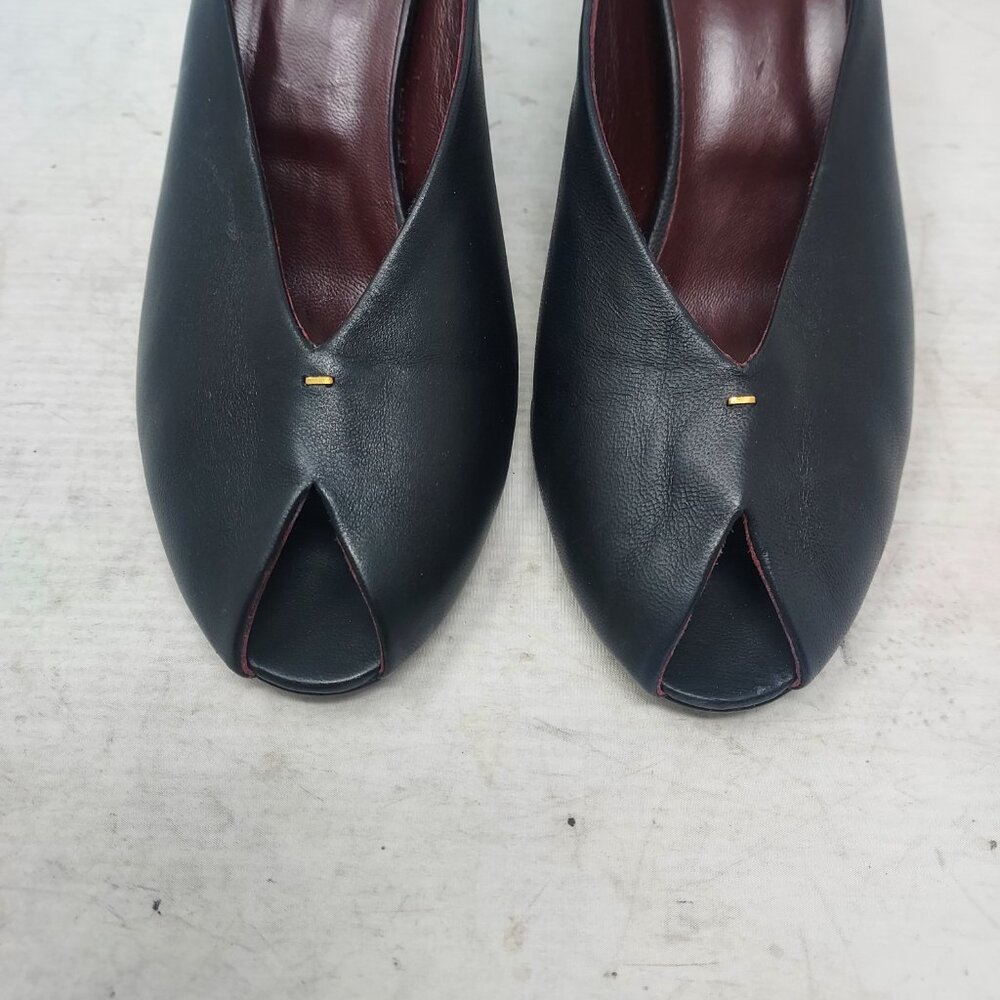 Khaite WOMENS Black Cloak Peep Toe Mule Sandal - Picture 10 of 10